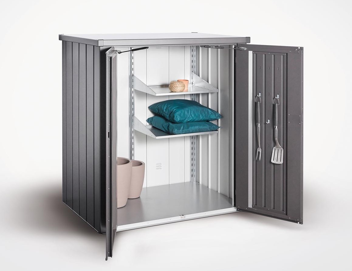 Biohort ROMEO der ideale Outdoor-Schrank aus Metall