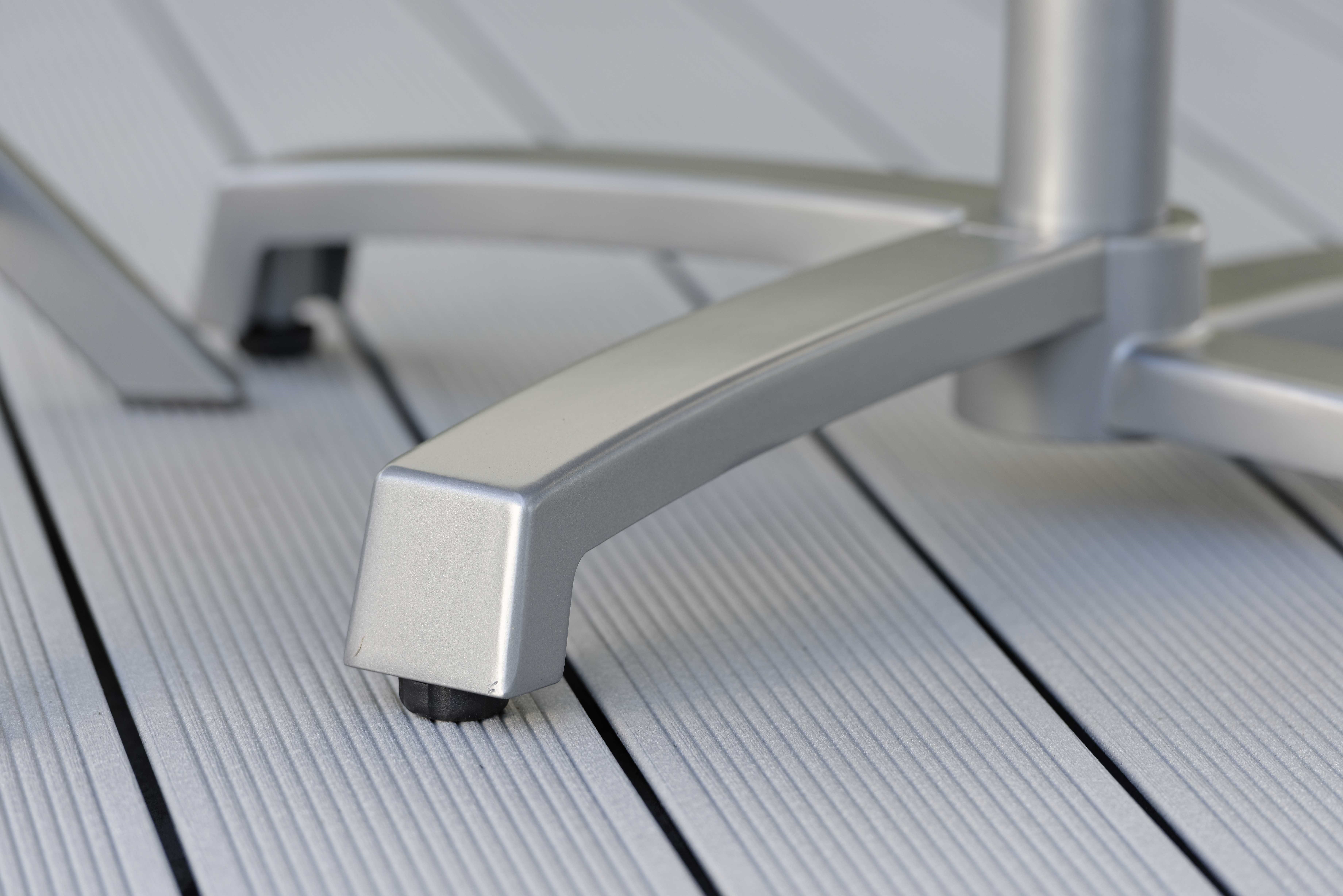 STERN Tischgestell LIVORNO 2 Aluminium graphit 4-Fuß abklappbar