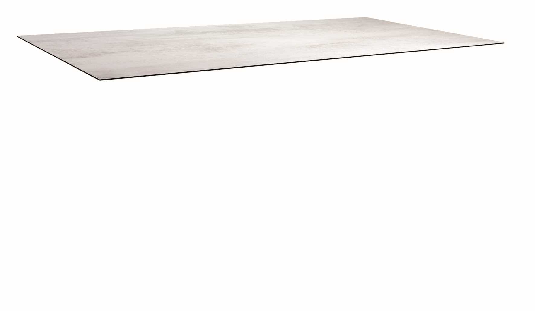 STERN Tischplatte SILVERSTAR 2.0 200x100 cm Dekor Zement hell