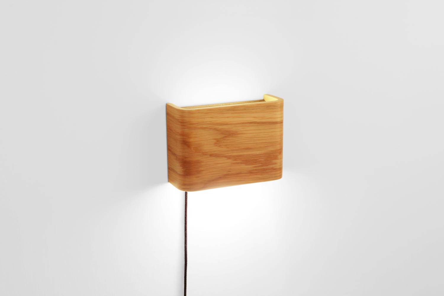 META SLICEs LED Holz Touch Wandleuchte | Quader