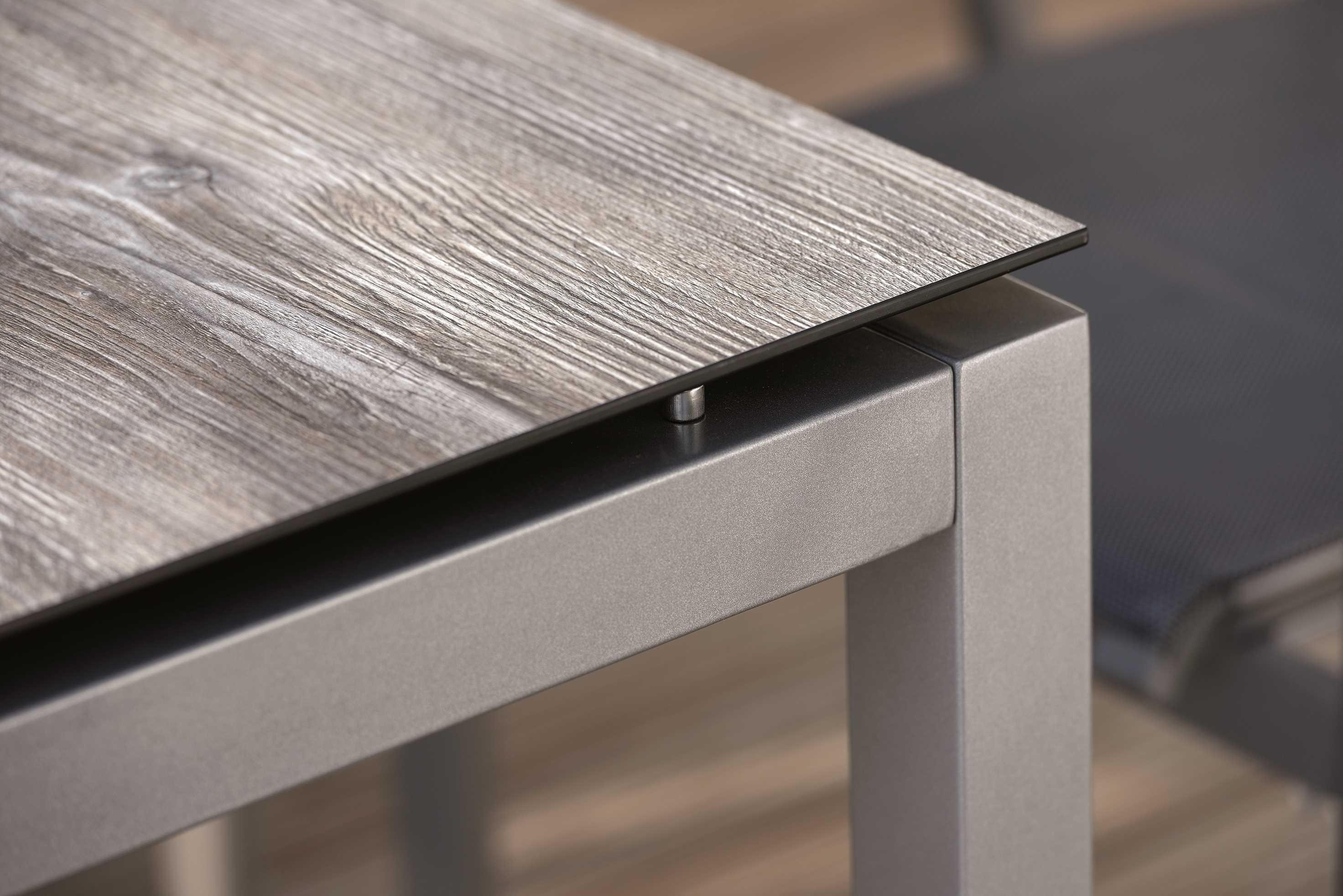 STERN Tischplatte SILVERSTAR 2.0 130x80 cm Dekor Tundra grau
