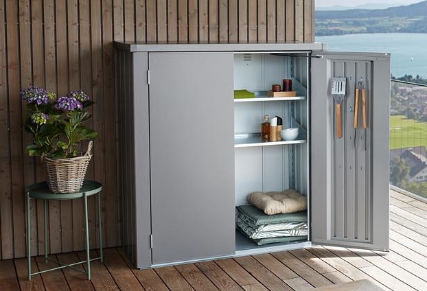 Biohort ROMEO der ideale Outdoor-Schrank aus Metall