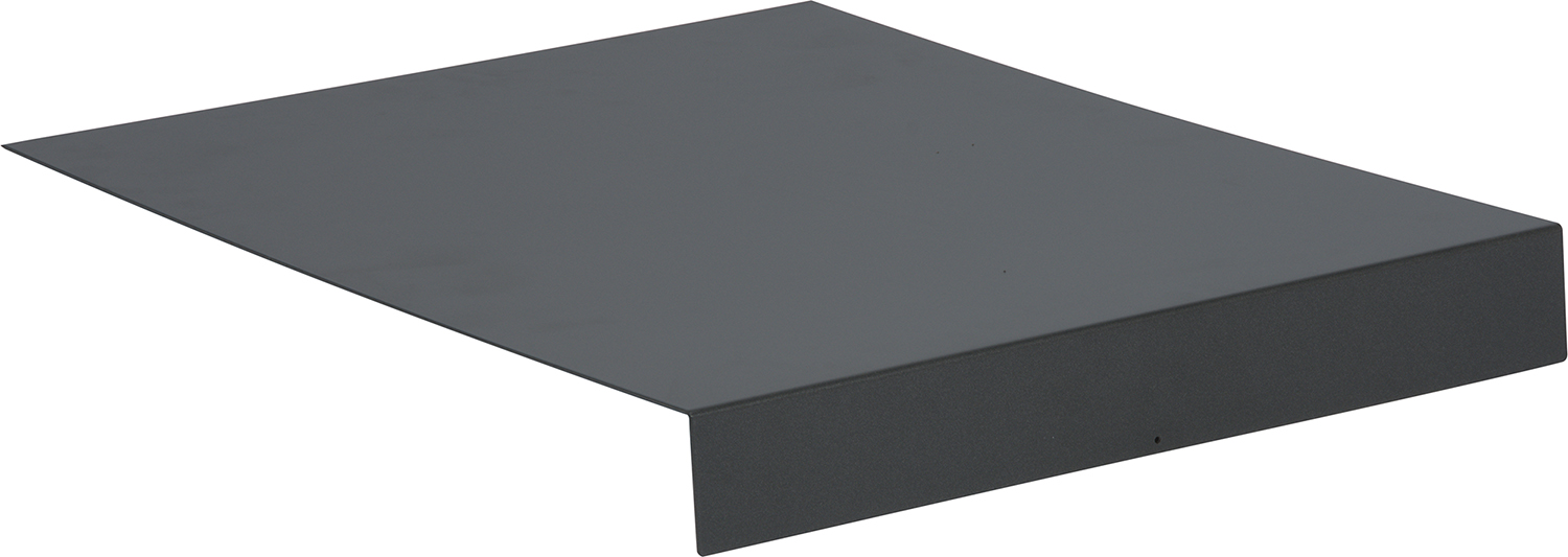 STERN Tablett L-Form ca. 69x50x7 cm Aluminium graphit