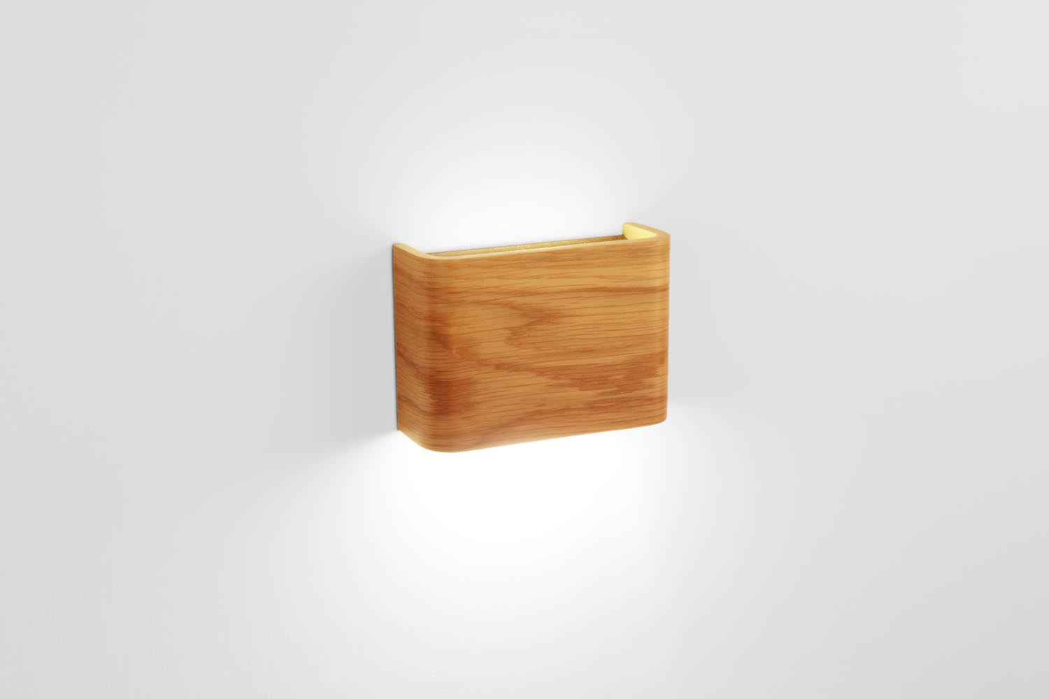META SLICEs LED Holz Touch Wandleuchte | Eiche